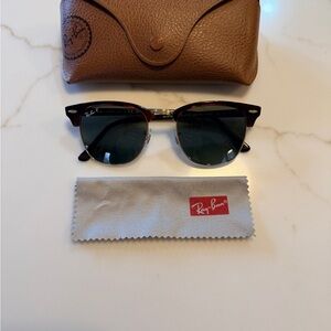 Ray-Ban Clubmaster Tortoise Sunglasses
